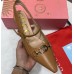 Gucci Heel 5.5cm Zumi Leather Pumps 583300 Brown 2019