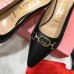 Gucci Heel 5.5cm Zumi Leather Slides 577053 Black 2019