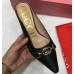 Gucci Heel 5.5cm Zumi Leather Slides 577053 Black 2019