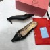 Gucci Heel 5.5cm Zumi Leather Slides 577053 Black 2019