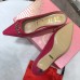 Gucci Heel 5.5cm Zumi Leather Slides 577053 Fuchsia 2019