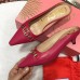 Gucci Heel 5.5cm Zumi Leather Slides 577053 Fuchsia 2019