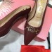 Gucci Heel 5.5cm Zumi Leather Slides 577053 Burgundy 2019