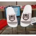 Gucci Logo Slide Sandals Cat White 2019