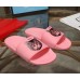 Gucci Logo Slide Sandals Cat Pink 2019