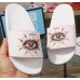 Gucci Logo Slide Sandals Eye White 2019