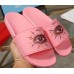 Gucci Logo Slide Sandals Eye Pink 2019