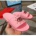 Gucci Logo Slide Sandals Eye Pink 2019