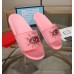 Gucci Logo Slide Sandals Eye Pink 2019