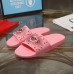 Gucci Logo Slide Sandals Eye Stars Pink 2019