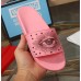 Gucci Logo Slide Sandals Eye Stars Pink 2019