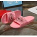 Gucci Logo Slide Sandals Eye Stars Pink 2019