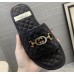 Gucci Quilted Slide Sandals with Interlocking G Horsebit 577680 Leather Black 2019