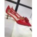 Gucci goatskin pump 2017 Red(shishi-721302)