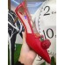 Gucci goatskin pump 2017 Red(shishi-721302)