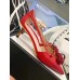 Gucci goatskin pump 2017 Red(shishi-721302)