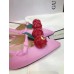 Gucci goatskin pump 2017 pink(shishi-721303)