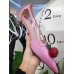 Gucci goatskin pump 2017 pink(shishi-721303)