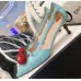 Gucci goatskin pump 2017 light blue(shishi-721305)