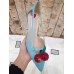 Gucci goatskin pump 2017 light blue(shishi-721305)