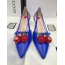 Gucci goatskin pump 2017 royal blue(shishi-721306)