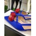 Gucci goatskin pump 2017 royal blue(shishi-721306)