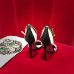 Gucci Heel 10.5cm ‎ Sandals With Crystals ‎493937 Black/White 2018