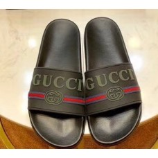 Gucci Gray Logo and Web GG Slides 2019