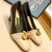 Gucci Leather Mid-heel Pumps with Half Moon GG 565600 Off White 2019