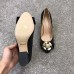 Gucci Leather Mid-heel Pump with Bee ‎9cm Heel 474483 Black 2018