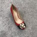 Gucci Leather Mid-heel Pump with Bee ‎9cm Heel 474483 Red 2018