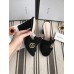 Gucci Suede 7.5/10cm Heel Slide Sandals ‎458051 Black 2018