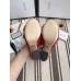 Gucci Suede 7.5/10cm Heel Slide Sandals ‎458051 Red 2018