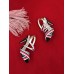 Gucci Stripes Sandal 10cm Heel Silver 2018