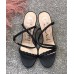 Gucci Braided Leather Sandal 522678 Black 2018