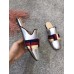 Gucci Metallic Leather Flat Slipper with Bow Silver 2018