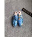 Gucci Princetown Print Leather Slipper Blue 2018