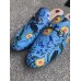 Gucci Princetown Print Leather Slipper Blue 2018