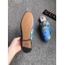 Gucci Princetown Print Leather Slipper Blue 2018