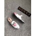 Gucci Princetown Rose Print Leather Slipper White/Pink  2018