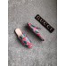 Gucci GG Check Flat Slipper Red/Green 2018