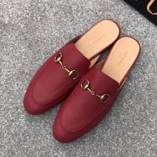 Gucci Leather Slipper Red 2017