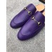 Gucci Leather Slipper Purple 2017