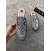 Gucci Princetown Glitter Slipper ‎432773 Silver 2018