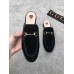 Gucci Princetown Velvet Slipper Black 2018