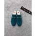 Gucci Princetown Velvet Slipper Blue 2018