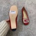 Gucci Leather Ballet Flats Red With Crystal G 551434 2019