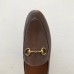 Gucci Jordaan horsebit loafer dark brown 404069