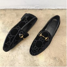 Gucci Jordaan gg velvet loafer blue 431467