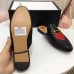 Gucci Princetown Heart Embroidery Leather Slipper Black 2018